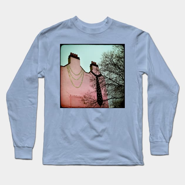 Mr & Mrs Chimneystack Long Sleeve T-Shirt by kathyarchbold